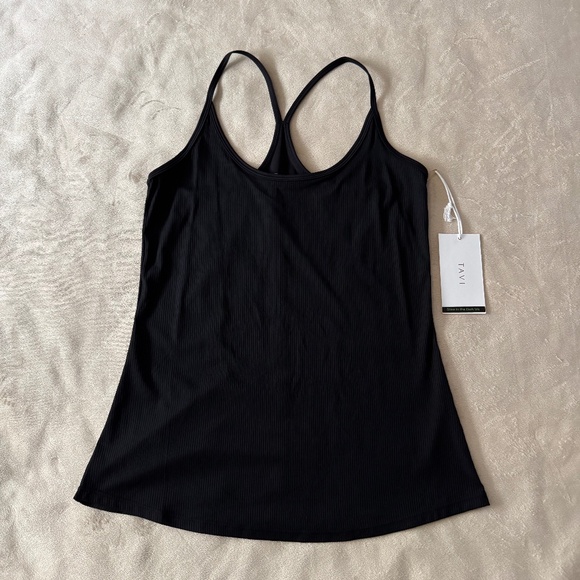 Tavi Noir Tops - TAVINOIR CycleBar Ribbed Tank (glow in the dark ink)